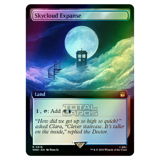 Magic The Gathering - Universes Beyond - Doctor Who - Skycloud Expanse (Extended Art) - 0516 (Foil)