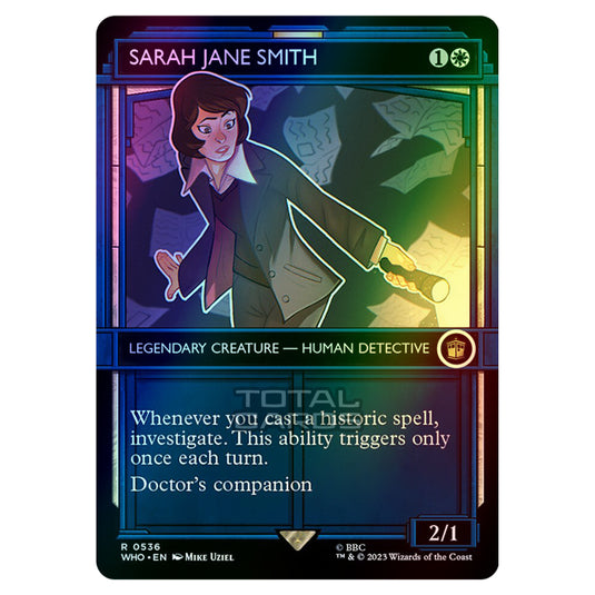 Magic The Gathering - Universes Beyond - Doctor Who - Sarah Jane Smith (TARDIS Showcase) - 0536 (Foil)