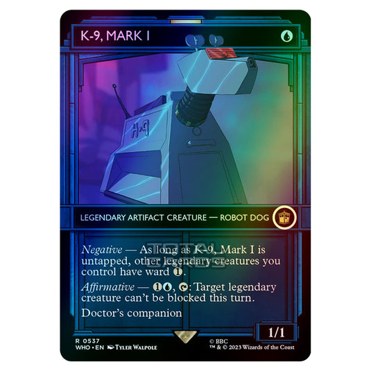 Magic The Gathering - Universes Beyond - Doctor Who - K-9, Mark I (TARDIS Showcase) - 0537 (Foil)