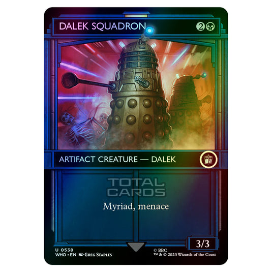 Magic The Gathering - Universes Beyond - Doctor Who - Dalek Squadron (TARDIS Showcase) - 0538 (Foil)