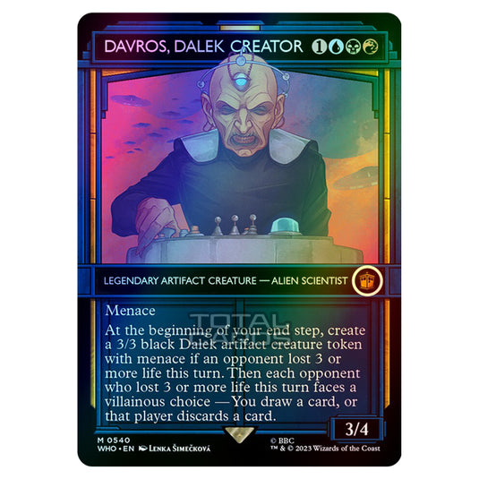 Magic The Gathering - Universes Beyond - Doctor Who - Davros, Dalek Creator (TARDIS Showcase) - 0540 (Foil)