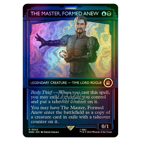 Magic The Gathering - Universes Beyond - Doctor Who - The Master, Formed Anew (TARDIS Showcase) - 0542 (Foil)