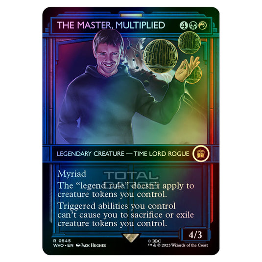 Magic The Gathering - Universes Beyond - Doctor Who - The Master, Multiplied (TARDIS Showcase) - 0545 (Foil)