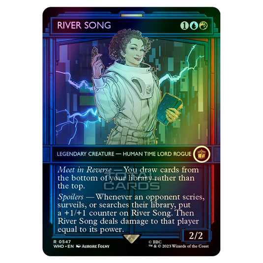 Magic The Gathering - Universes Beyond - Doctor Who - River Song (TARDIS Showcase) - 0547 (Foil)