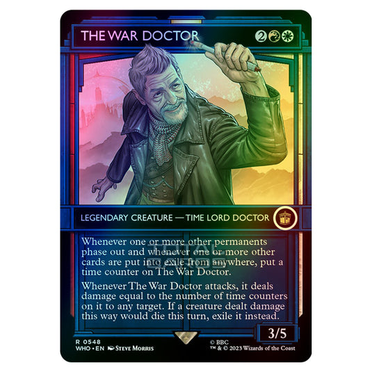 Magic The Gathering - Universes Beyond - Doctor Who - The War Doctor (TARDIS Showcase) - 0548 (Foil)