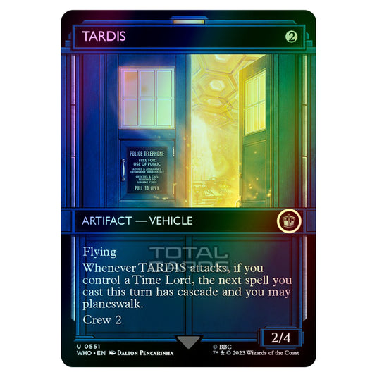 Magic The Gathering - Universes Beyond - Doctor Who - TARDIS (TARDIS Showcase) - 0551 (Foil)