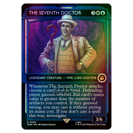 Magic The Gathering - Universes Beyond - Doctor Who - The Seventh Doctor (TARDIS Showcase) - 0558 (Foil)