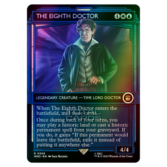 Magic The Gathering - Universes Beyond - Doctor Who - The Eighth Doctor (TARDIS Showcase) - 0559 (Foil)