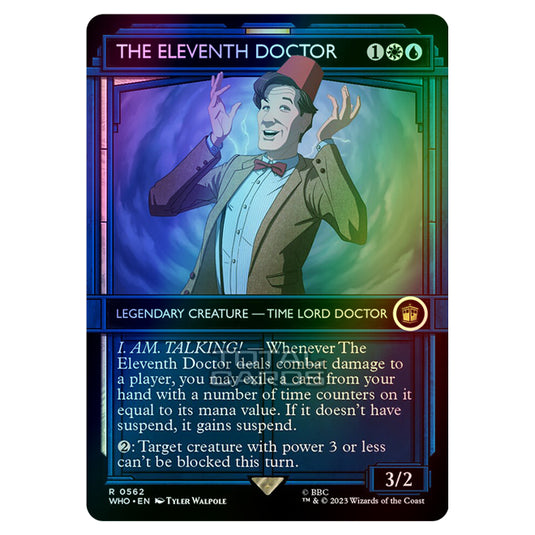 Magic The Gathering - Universes Beyond - Doctor Who - The Eleventh Doctor (TARDIS Showcase) - 0562 (Foil)