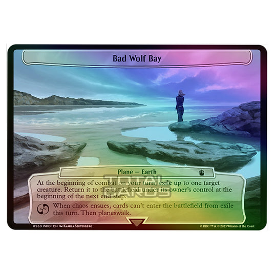Magic The Gathering - Universes Beyond - Doctor Who - Bad Wolf Bay (Planar Card) - 0569 (Foil)
