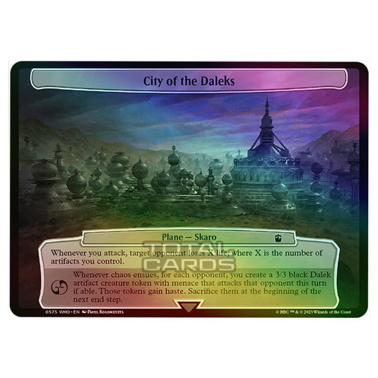 Magic The Gathering - Universes Beyond - Doctor Who - City of the Daleks (Planar Card) - 0575 (Foil)