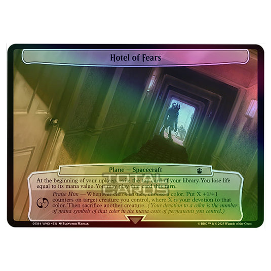 Magic The Gathering - Universes Beyond - Doctor Who - Hotel of Fears (Planar Card) - 0584 (Foil)