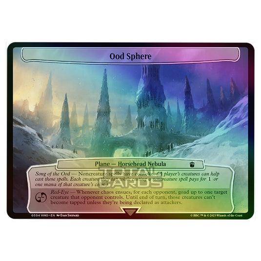 Magic The Gathering - Universes Beyond - Doctor Who - Ood Sphere (Planar Card) - 0594 (Foil)