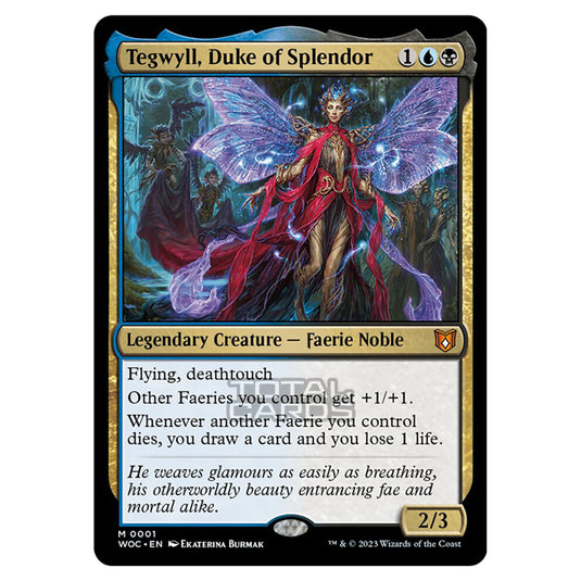 Magic The Gathering - Wilds of Eldraine - Commander - Tegwyll, Duke of Splendor - 0001