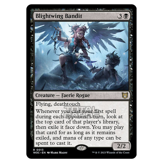 Magic The Gathering - Wilds of Eldraine - Commander - Blightwing Bandit - 0013