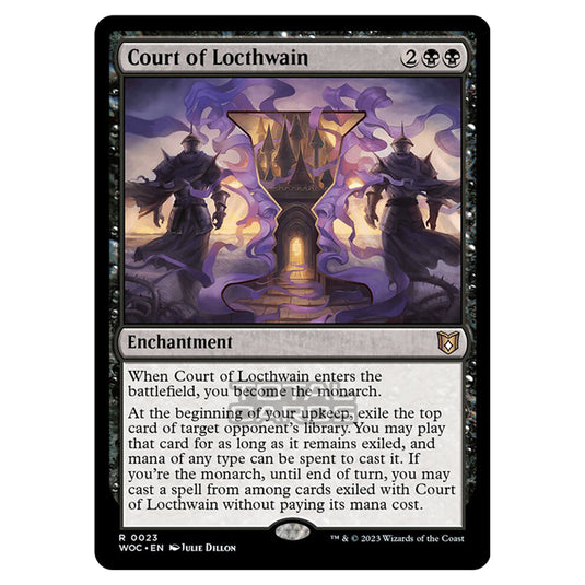 Magic The Gathering - Wilds of Eldraine - Commander - Court of Locthwa Magic The Gathering - Wilds of Eldraine - Commander - Court of Locthwa