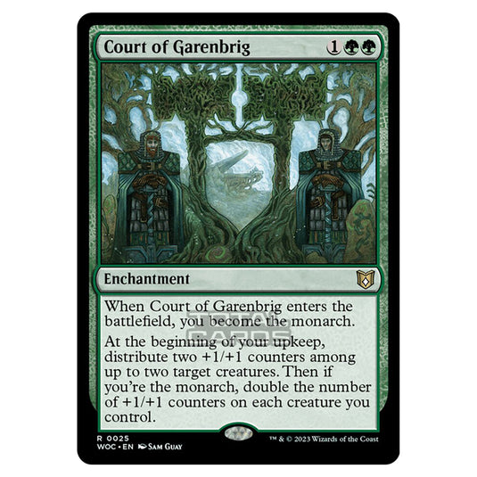 Magic The Gathering - Wilds of Eldraine - Commander - Court of Garenbrig - 0025