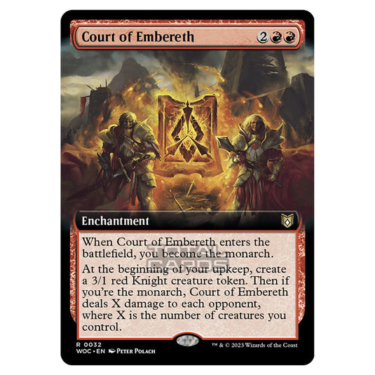 Magic The Gathering - Wilds of Eldraine - Commander - Court of Embereth (Extended Art) - 0032