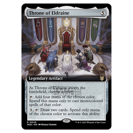 Magic The Gathering - Wilds of Eldraine - Commander - Throne of Eldraine (Extended Art) - 0040