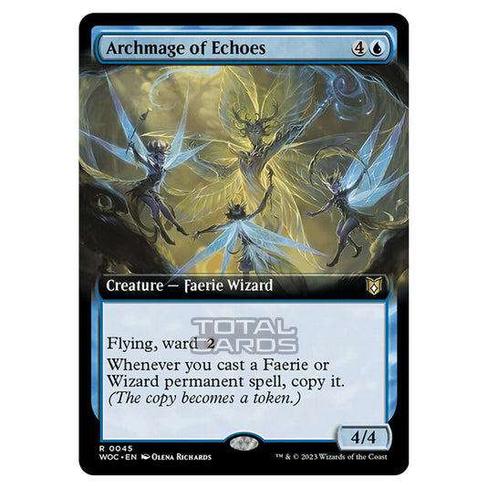 Magic The Gathering - Wilds of Eldraine - Commander - Archmage of Echoes (Extended Art) - 0045