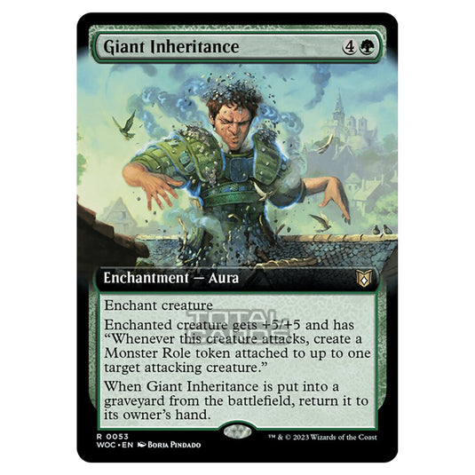 Magic The Gathering - Wilds of Eldraine - Commander - Giant Inheritance (Extended Art) - 0053