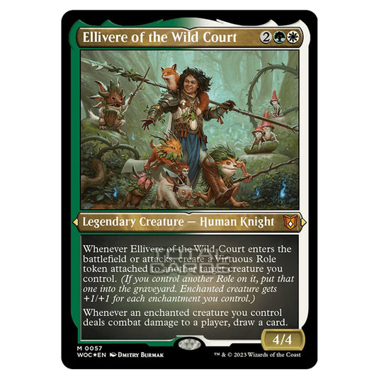 Magic The Gathering - Wilds of Eldraine - Commander - Ellivere of the Wild Court - 0057