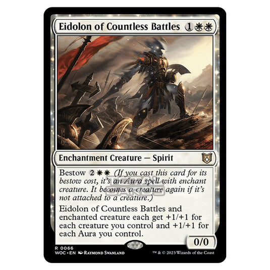 Magic The Gathering - Wilds of Eldraine - Commander - Eidolon of Countless Battles - 0066