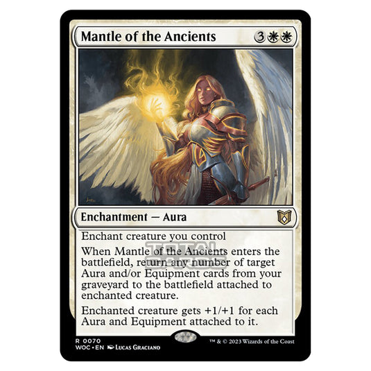 Magic The Gathering - Wilds of Eldraine - Commander - Mantle of the Ancients - 0070