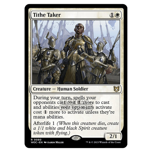 Magic The Gathering - Wilds of Eldraine - Commander - Tithe Taker - 0080