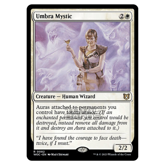 Magic The Gathering - Wilds of Eldraine - Commander - Umbra Mystic - 0082