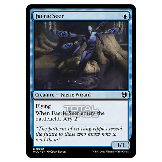 Magic The Gathering - Wilds of Eldraine - Commander - Faerie Seer - 0092