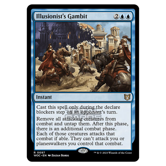 Magic The Gathering - Wilds of Eldraine - Commander - Illusionist's Gambit - 0097