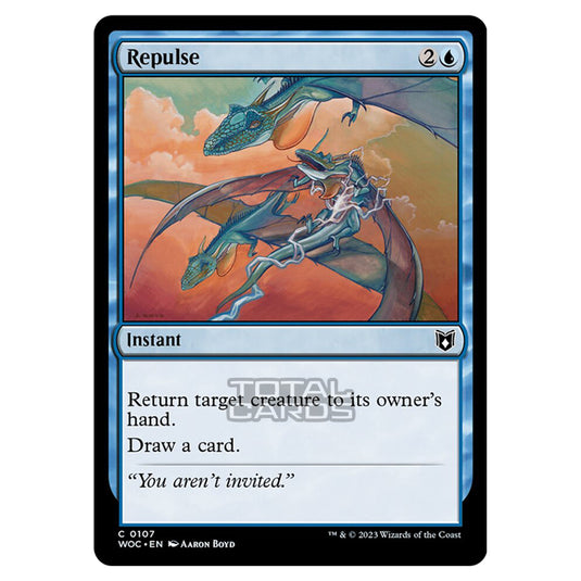 Magic The Gathering - Wilds of Eldraine - Commander - Repulse - 0107