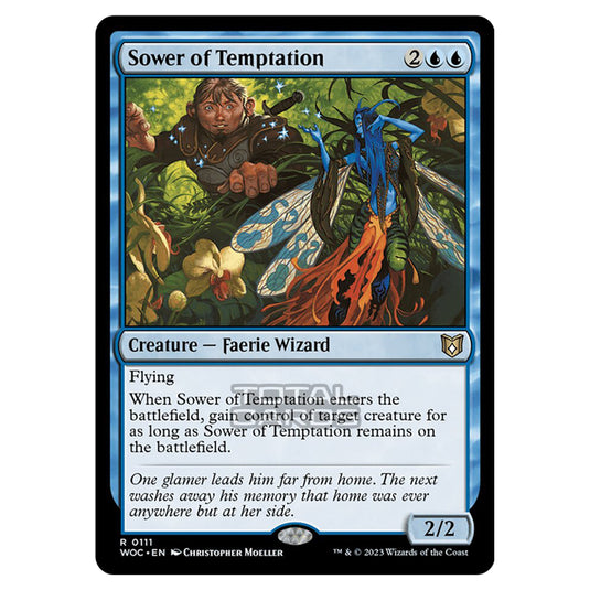 Magic The Gathering - Wilds of Eldraine - Commander - Sower of Temptation - 0111