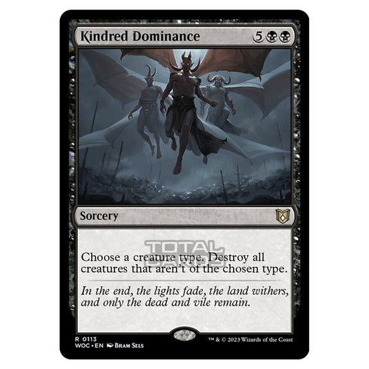 Magic The Gathering - Wilds of Eldraine - Commander - Kindred Dominance - 0113