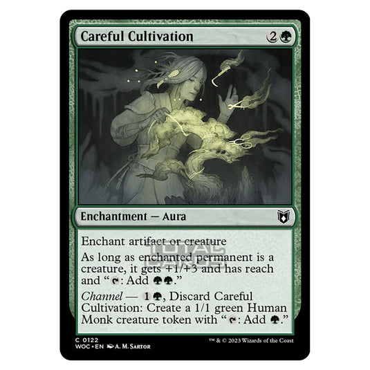 Magic The Gathering - Wilds of Eldraine - Commander - Careful Cultivation - 0122