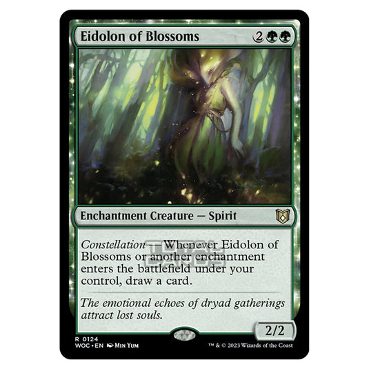Magic The Gathering - Wilds of Eldraine - Commander - Eidolon of Blossoms - 0124