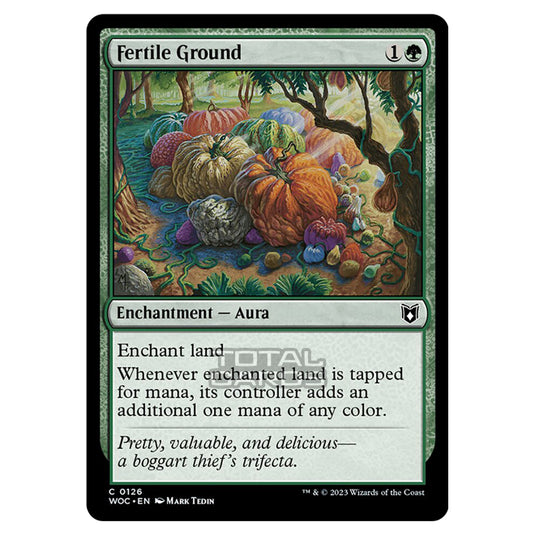 Magic The Gathering - Wilds of Eldraine - Commander - Fertile Ground - 0126