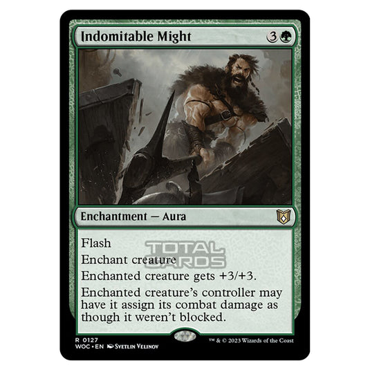 Magic The Gathering - Wilds of Eldraine - Commander - Indomitable Might - 0127