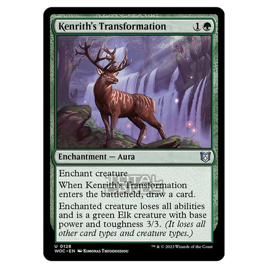 Magic The Gathering - Wilds of Eldraine - Commander - Kenrith's Transformation - 0128