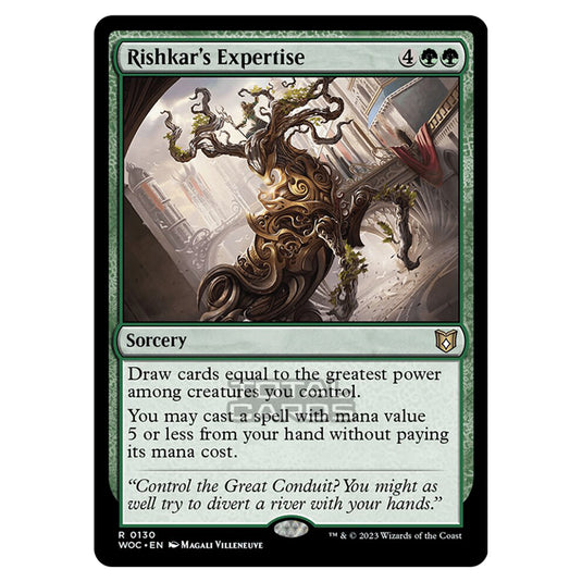 Magic The Gathering - Wilds of Eldraine - Commander - Rishkar's Expertise - 0130