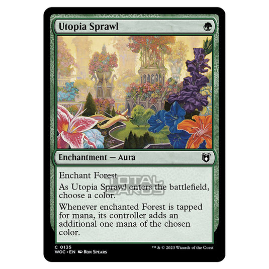 Magic The Gathering - Wilds of Eldraine - Commander - Utopia Sprawl - 0135