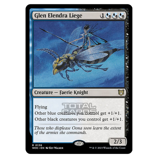 Magic The Gathering - Wilds of Eldraine - Commander - Glen Elendra Liege - 0138