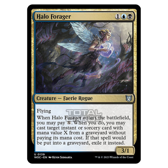 Magic The Gathering - Wilds of Eldraine - Commander - Halo Forager - 0139