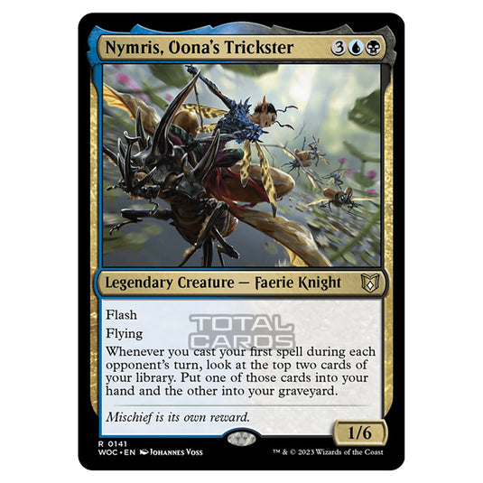 Magic The Gathering - Wilds of Eldraine - Commander - Nymris, Oona's Trickster - 0141