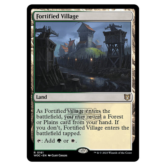 Magic The Gathering - Wilds of Eldraine - Commander - Fortified Village - 0161