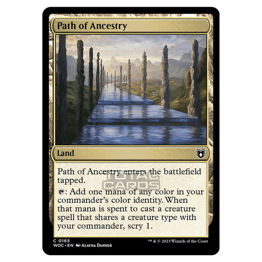 Magic The Gathering - Wilds of Eldraine - Commander - Path of Ancestry - 0165