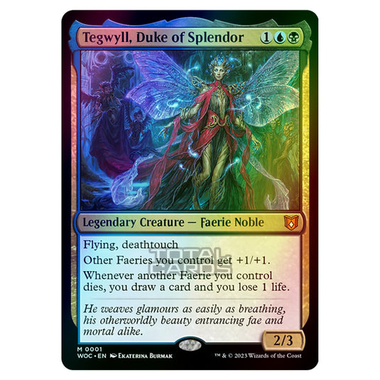 Magic The Gathering - Wilds of Eldraine - Commander - Tegwyll, Duke of Splendor - 0001 (Foil)