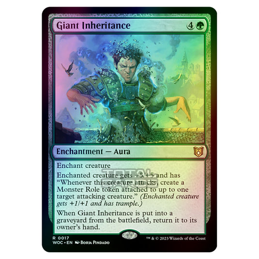 Magic The Gathering - Wilds of Eldraine - Commander - Giant Inheritance - 0017 (Foil)