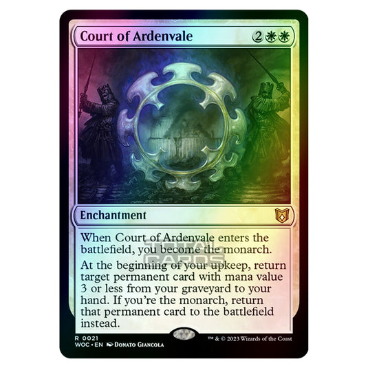 Magic The Gathering - Wilds of Eldraine - Commander - Court of Ardenvale - 0021 (Foil)